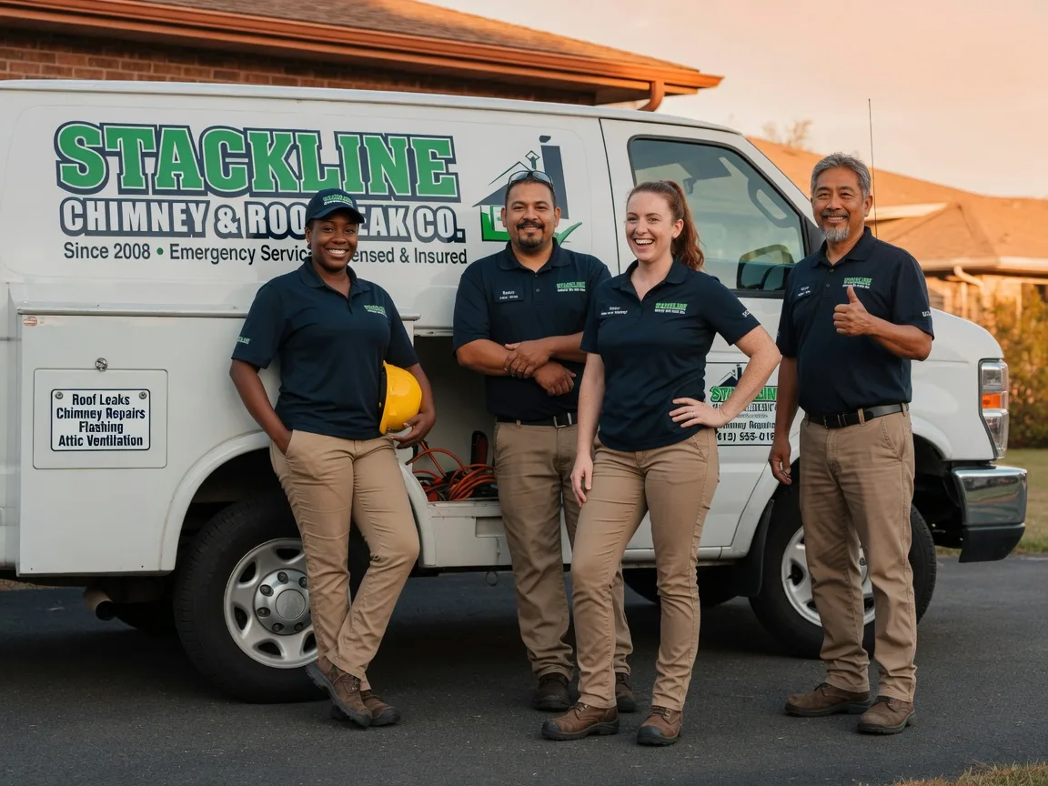 Chimney flashing repair company in Elsah, IL